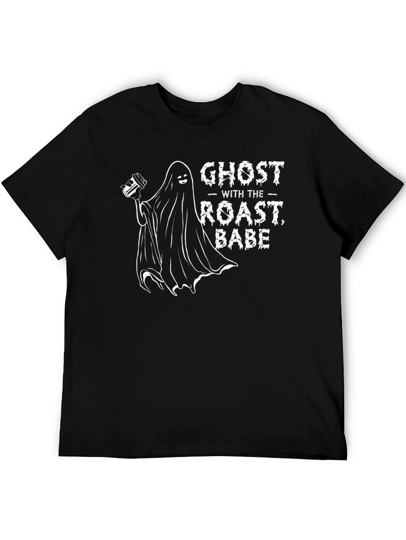 Camiseta Negra Ghost Roast Babe