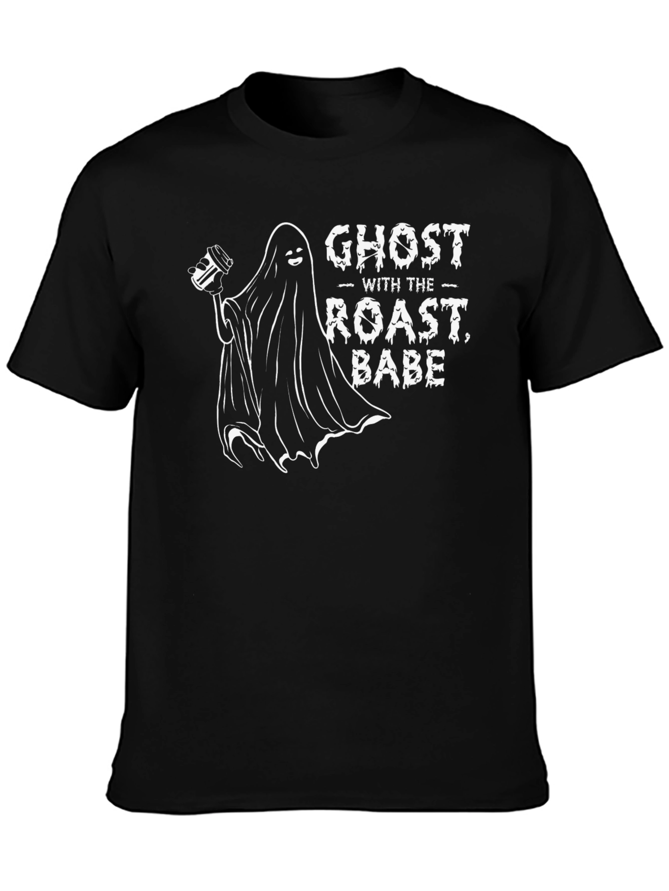 Camiseta Negra Ghost Roast Babe