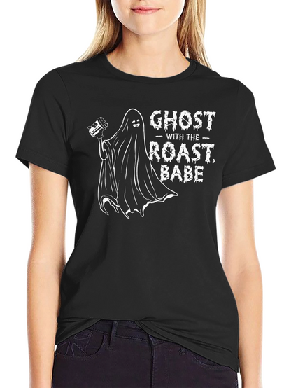 Camiseta Negra Ghost Roast Babe
