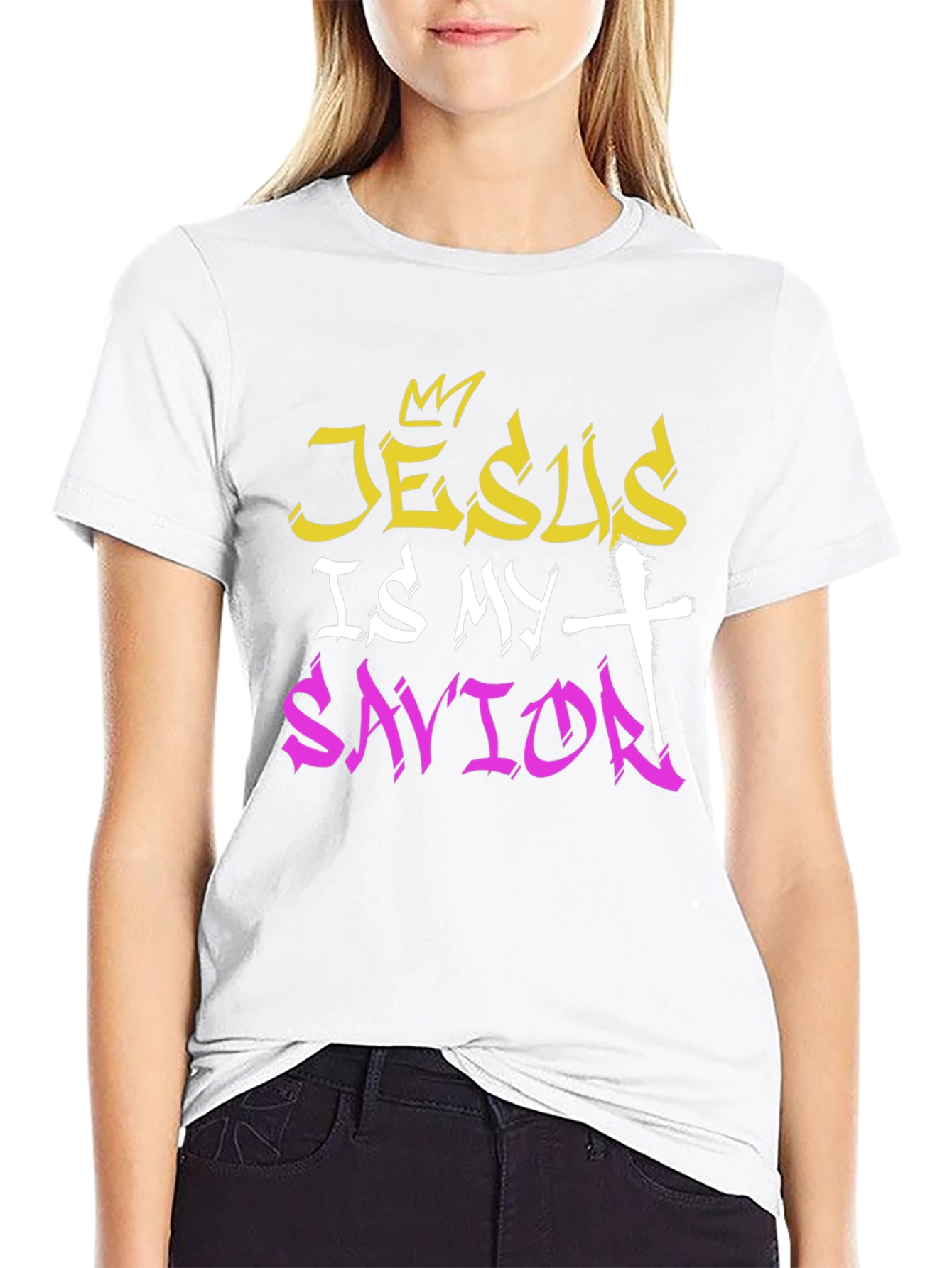 Camiseta Cristiana Jesús es mi Salvador