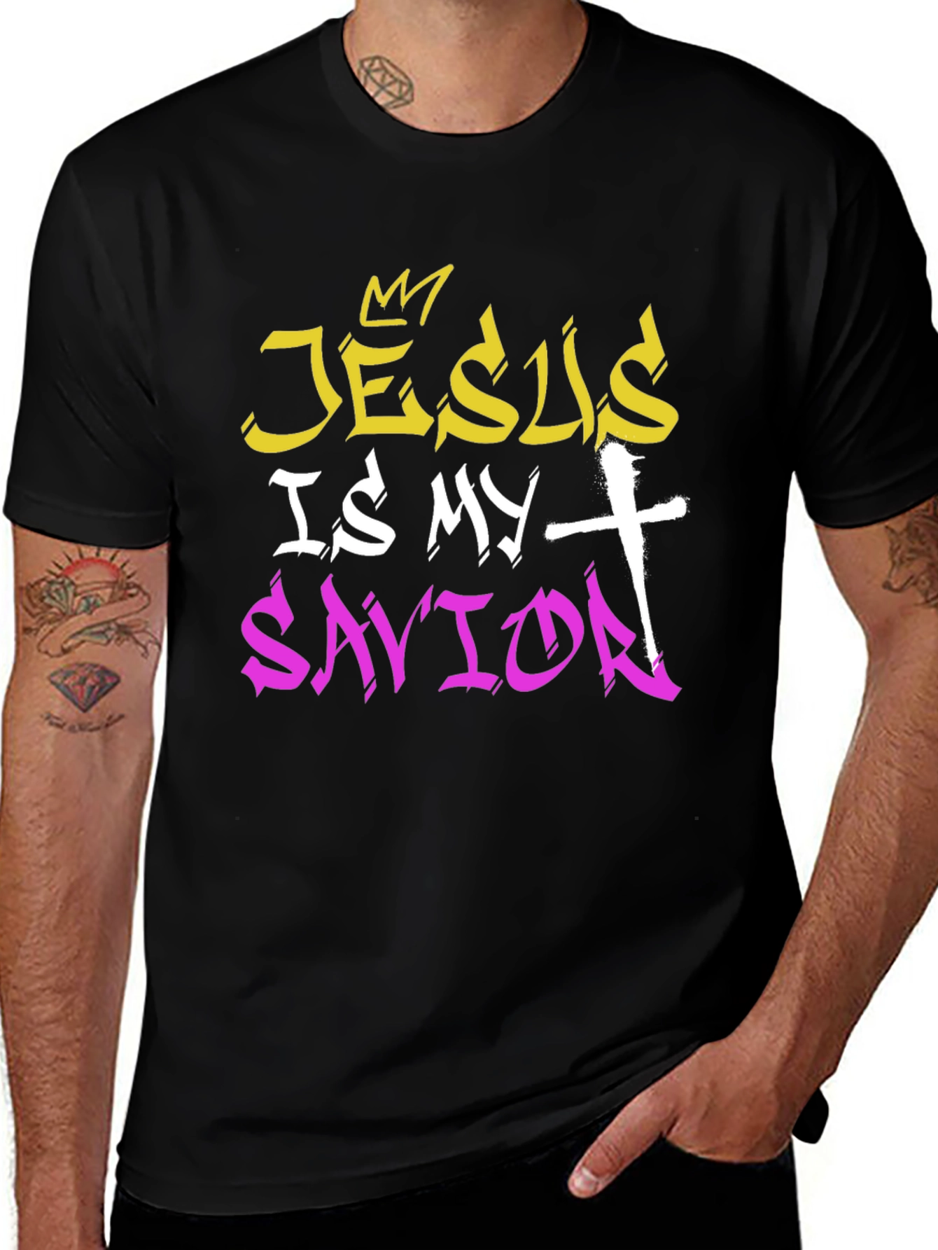 Camiseta Cristiana Jesús es mi Salvador