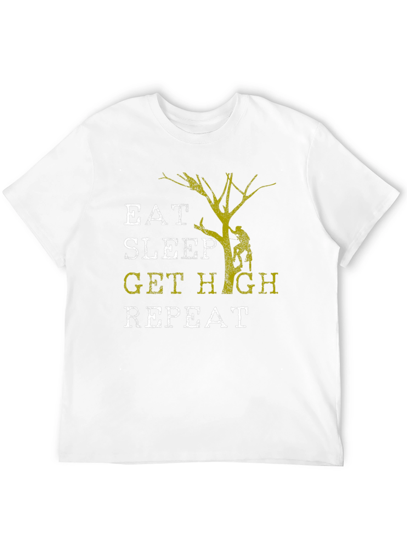 Camiseta Hombre Eat Sleep Get High Repeat