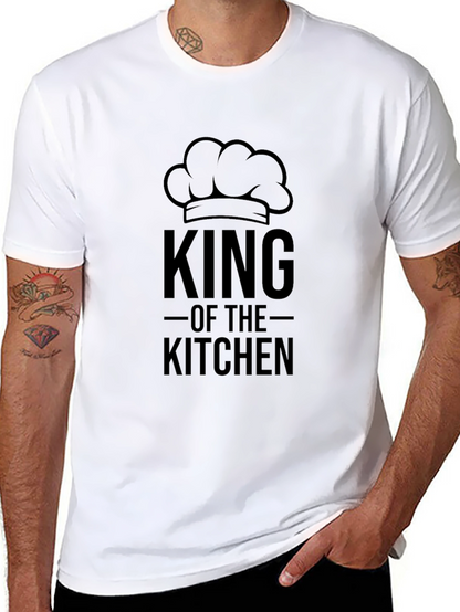 Camiseta Negra Rey de la Cocina