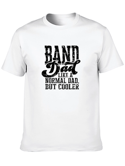 Camiseta Negra Band Dad para Papás Músicos
