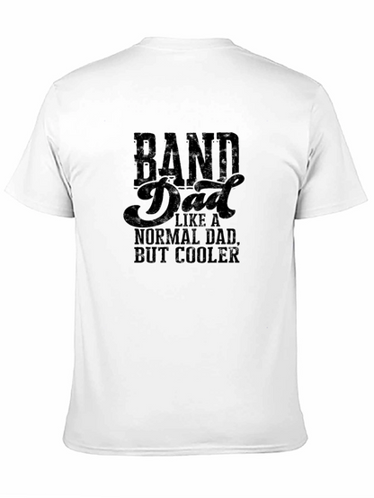 Camiseta Negra Band Dad para Papás Músicos