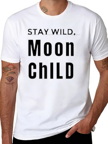 Camiseta Negra Moon Child