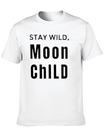 Camiseta Negra Moon Child