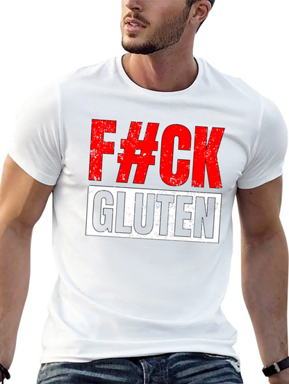 Camiseta Negra: ¡Al diablo con el Gluten!
