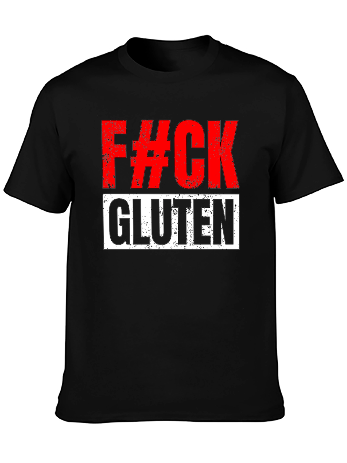 Camiseta Negra: ¡Al diablo con el Gluten!