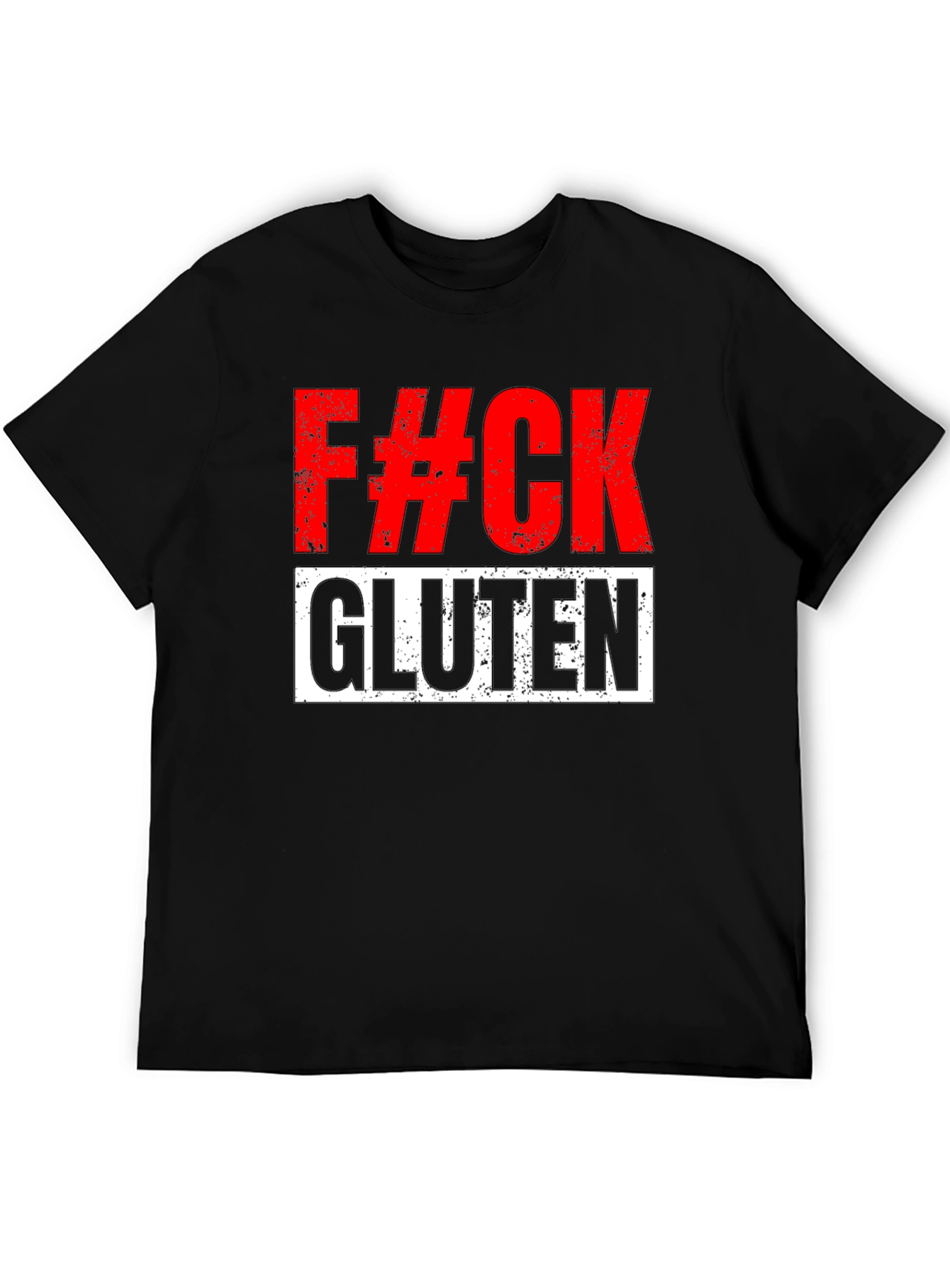 Camiseta Negra: ¡Al diablo con el Gluten!