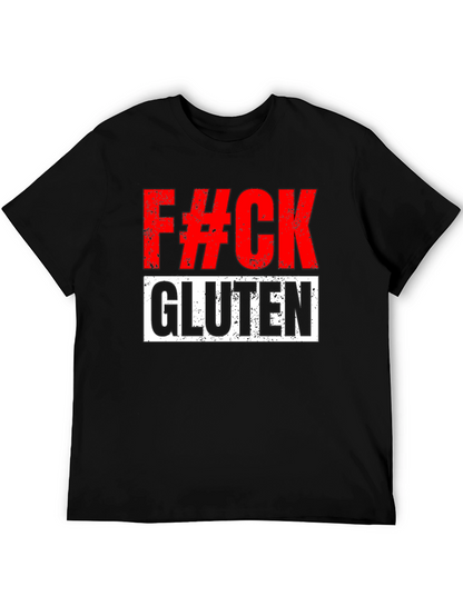 Camiseta Negra: ¡Al diablo con el Gluten!