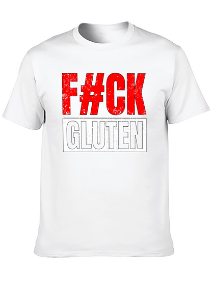 Camiseta Negra: ¡Al diablo con el Gluten!