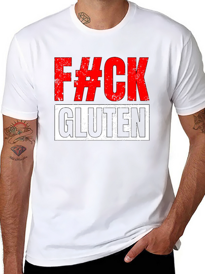 Camiseta Negra: ¡Al diablo con el Gluten!