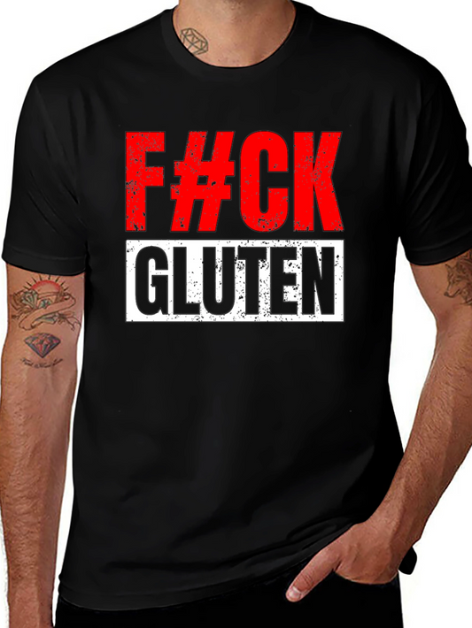 Camiseta Negra: ¡Al diablo con el Gluten!