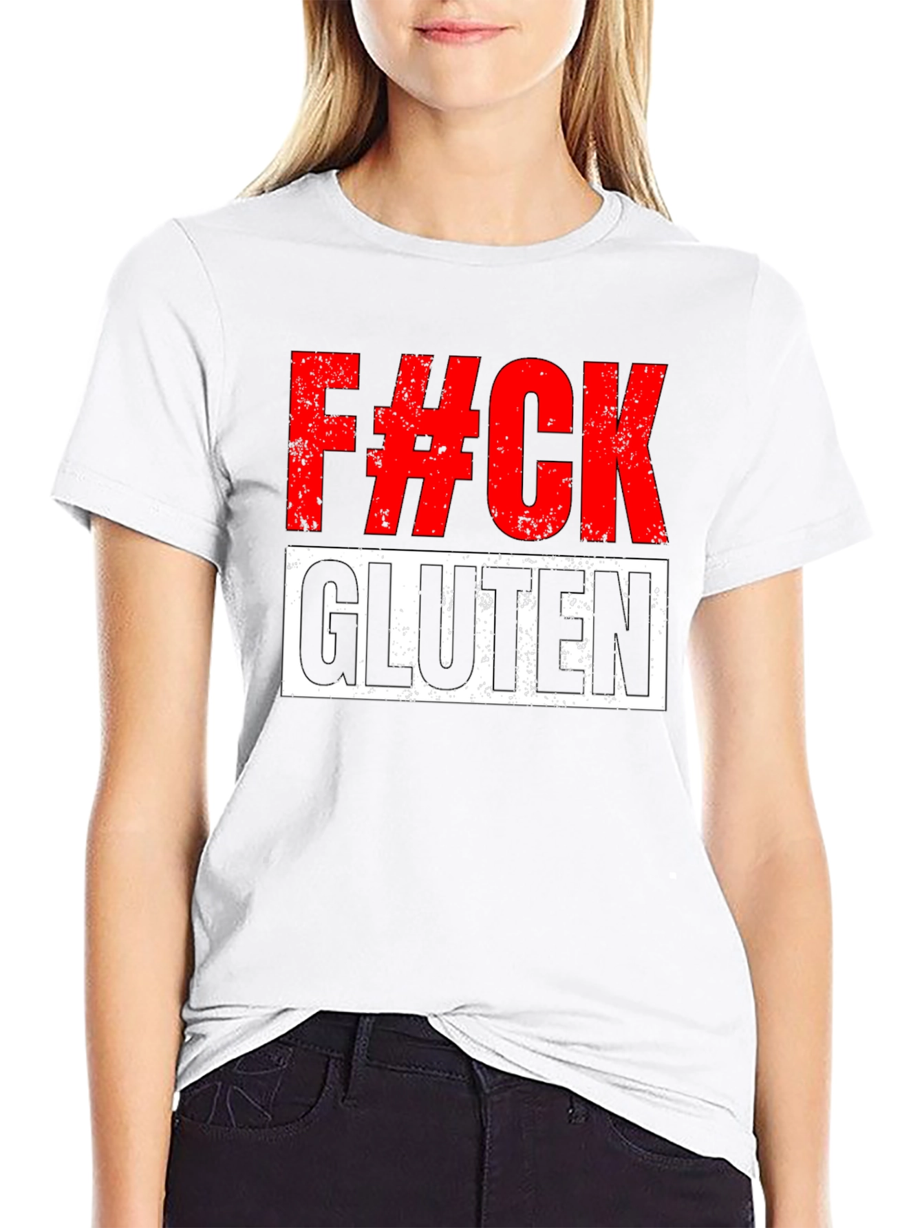 Camiseta Negra: ¡Al diablo con el Gluten!