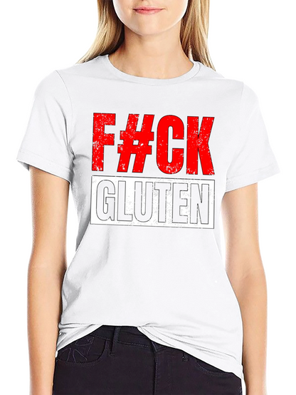 Camiseta Negra: ¡Al diablo con el Gluten!