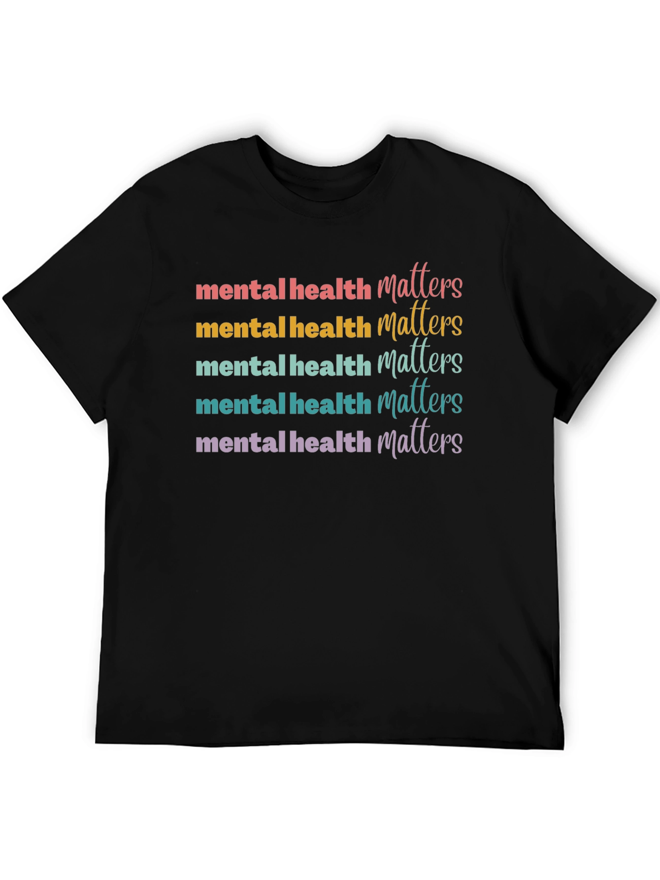 Camiseta Unisex Salud Mental Importa Estampada