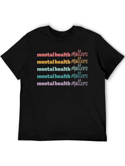 Camiseta Unisex Salud Mental Importa Estampada