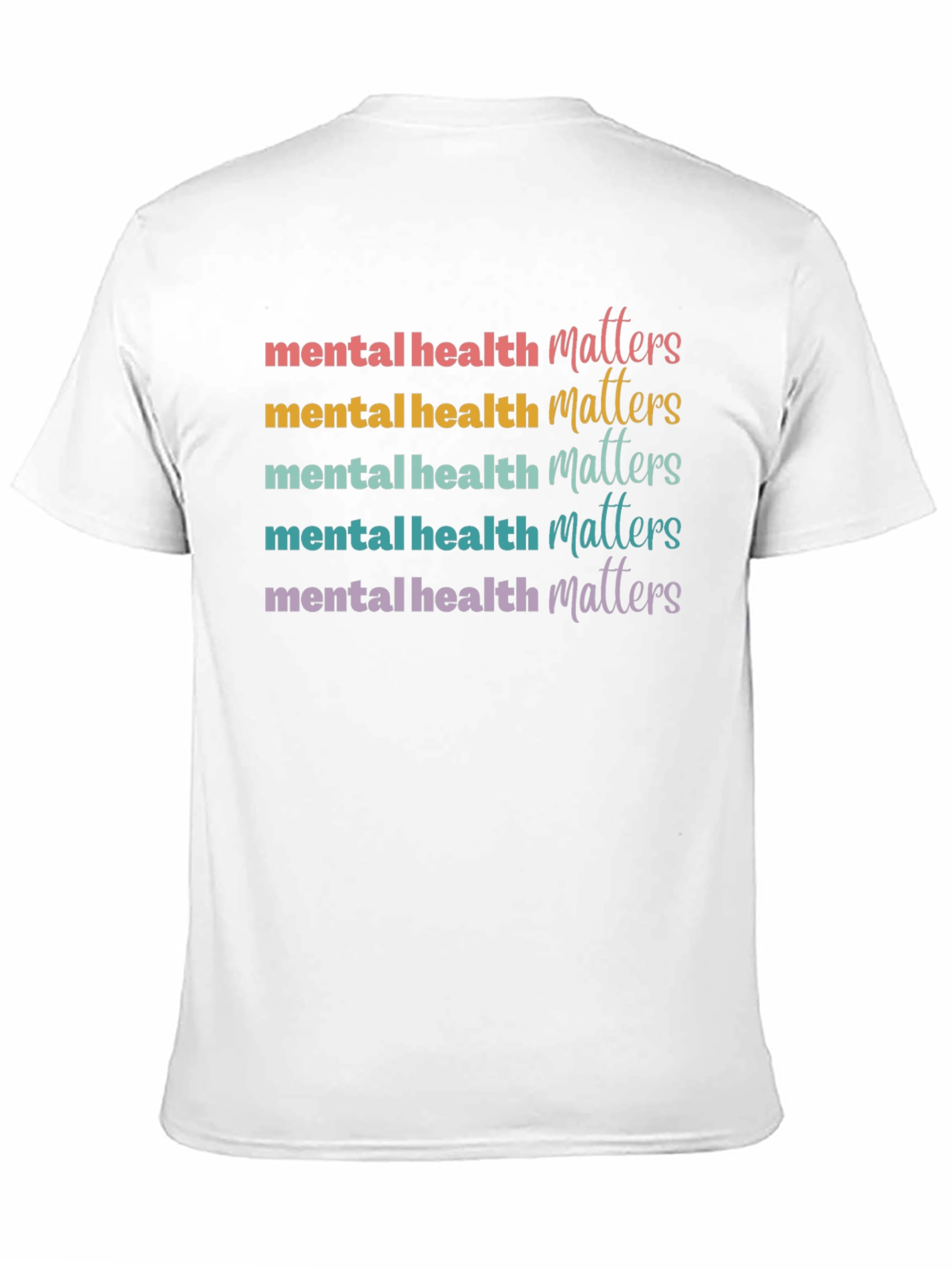 Camiseta Unisex Salud Mental Importa Estampada