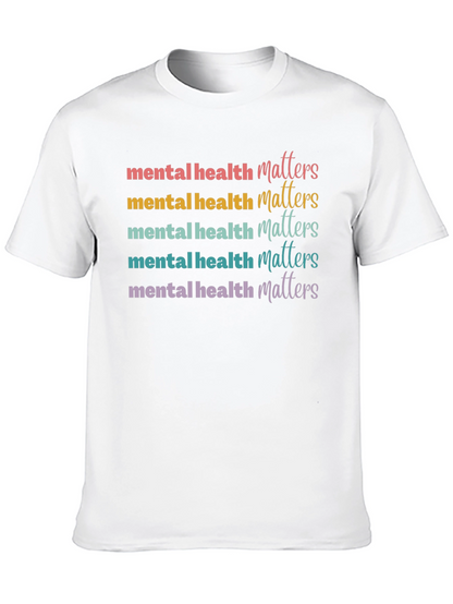 Camiseta Unisex Salud Mental Importa Estampada
