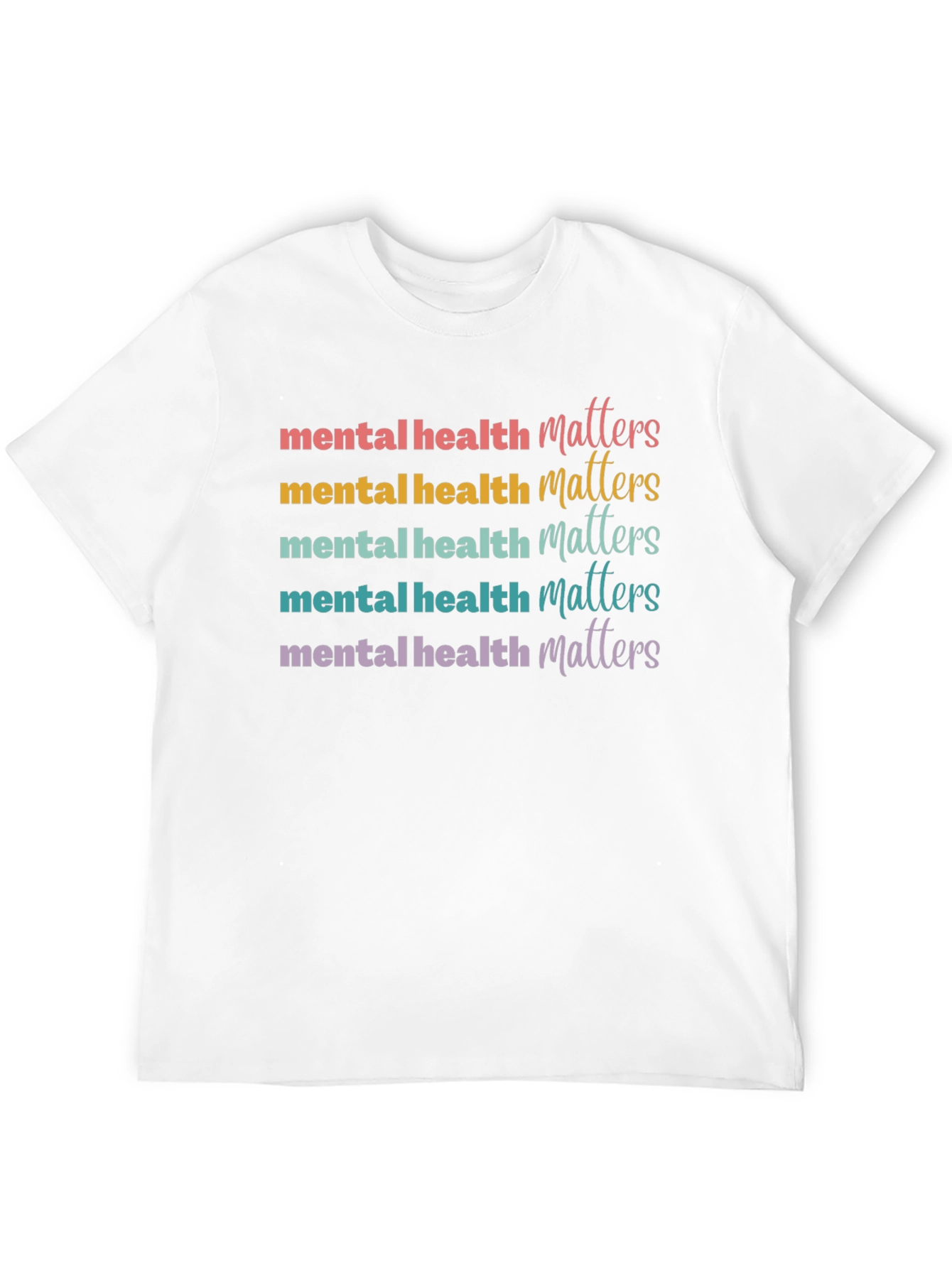 Camiseta Unisex Salud Mental Importa Estampada