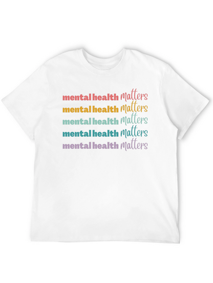 Camiseta Unisex Salud Mental Importa Estampada