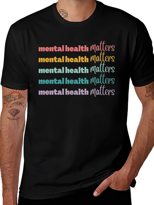 Camiseta Unisex Salud Mental Importa Estampada