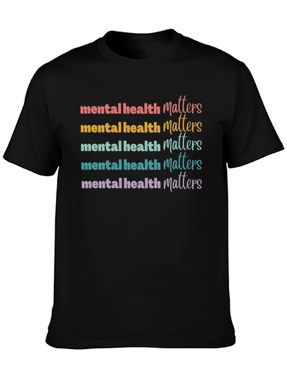 Camiseta Unisex Salud Mental Importa Estampada