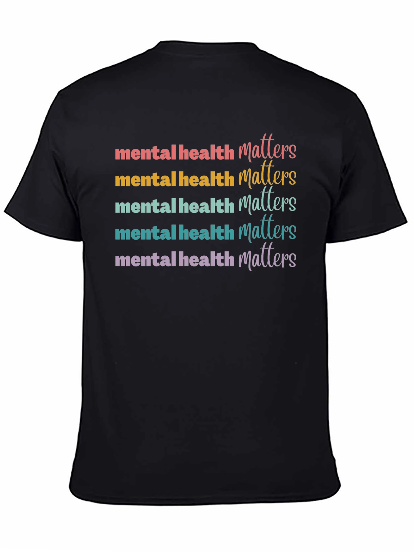 Camiseta Unisex Salud Mental Importa Estampada