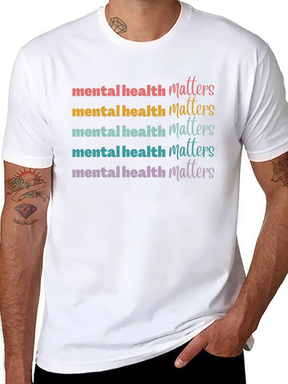 Camiseta Unisex Salud Mental Importa Estampada