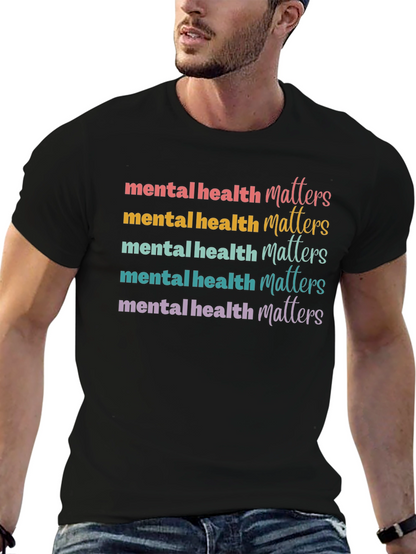 Camiseta Unisex Salud Mental Importa Estampada