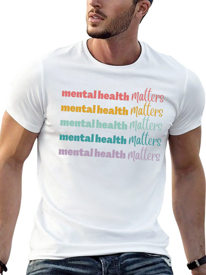 Camiseta Unisex Salud Mental Importa Estampada