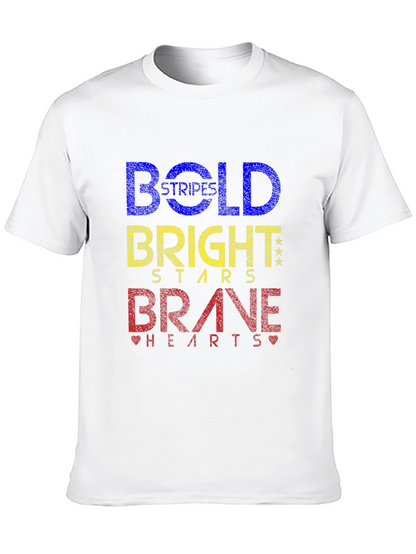 Camiseta Negra Bold Bright Brave