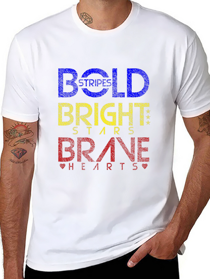 Camiseta Negra Bold Bright Brave