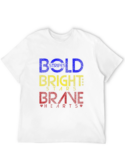 Camiseta Negra Bold Bright Brave