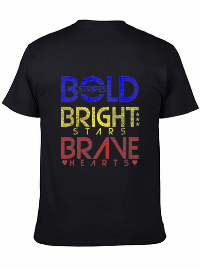 Camiseta Negra Bold Bright Brave
