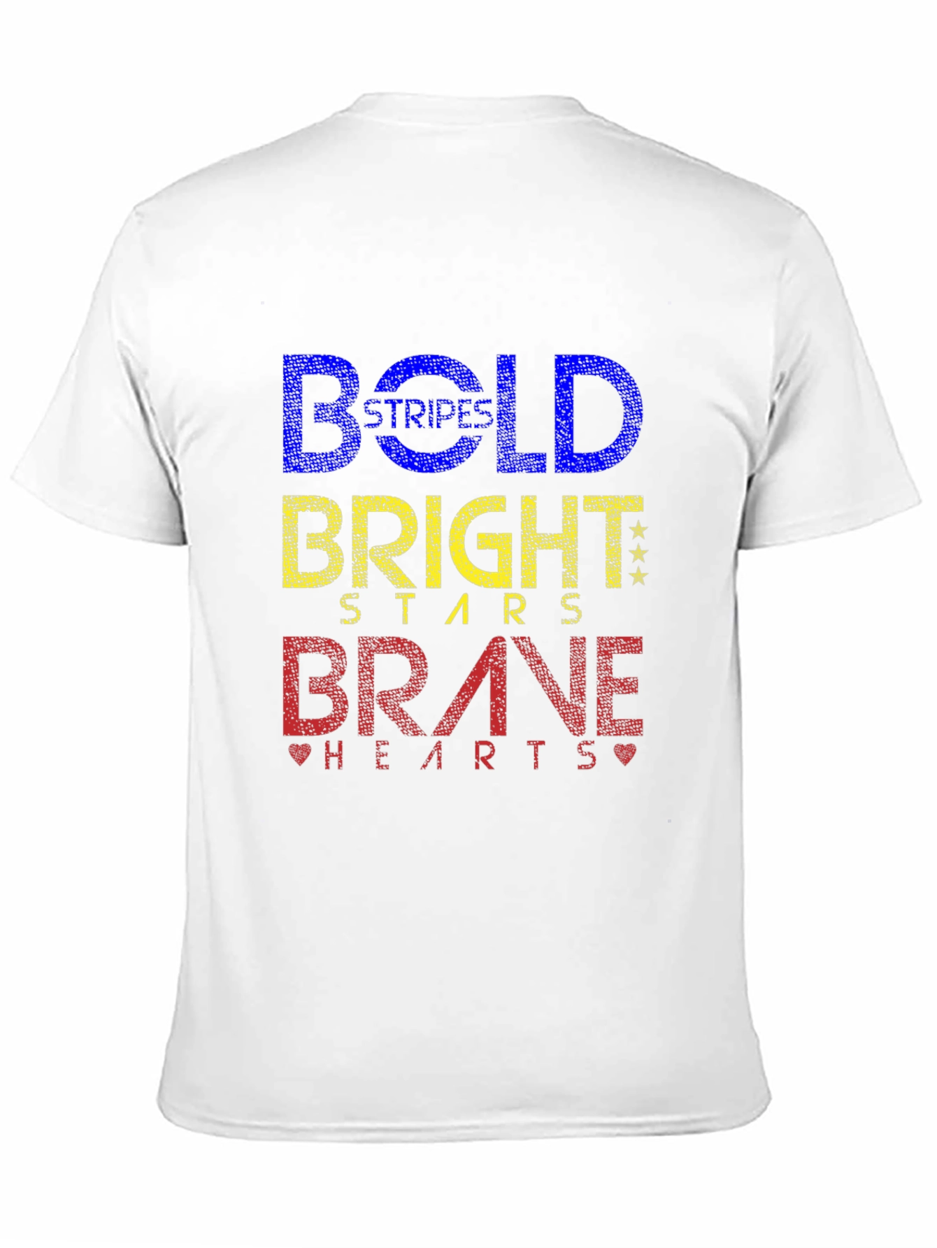 Camiseta Negra Bold Bright Brave