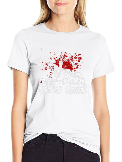 Camiseta Negra Heavy Metal - Diseño Tren Sangriento