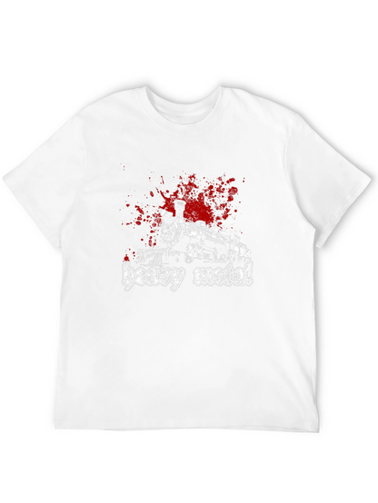 Camiseta Negra Heavy Metal - Diseño Tren Sangriento