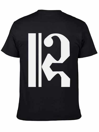 Camiseta Negra con Clave de Do Blanca