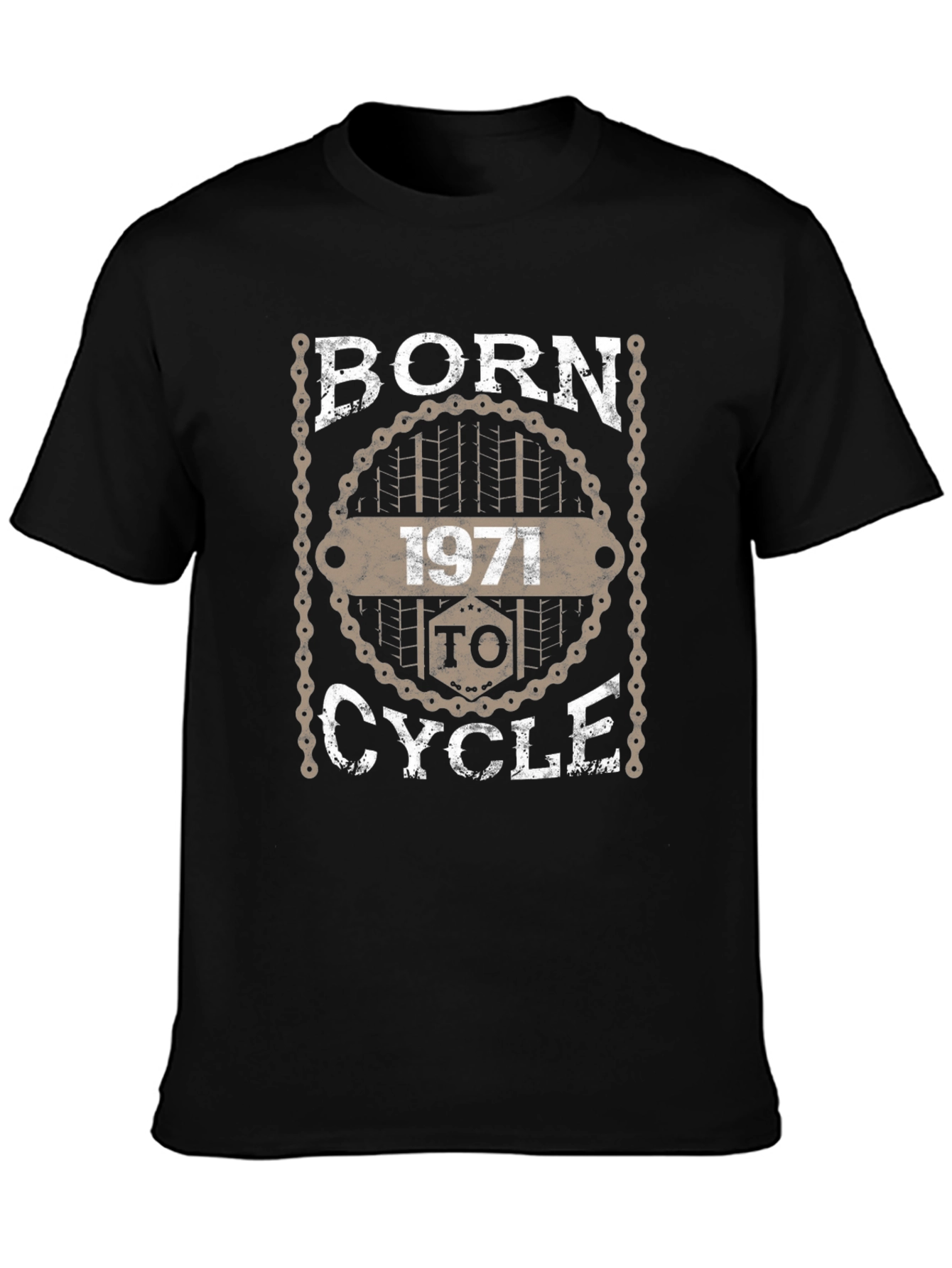 Camiseta Negra Ciclismo Nacido en 1971