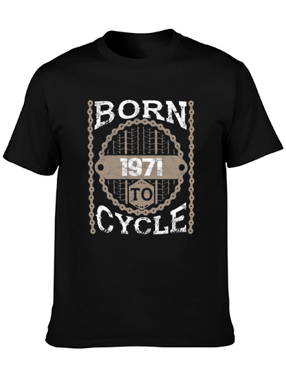Camiseta Negra Ciclismo Nacido en 1971