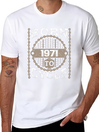 Camiseta Negra Ciclismo Nacido en 1971