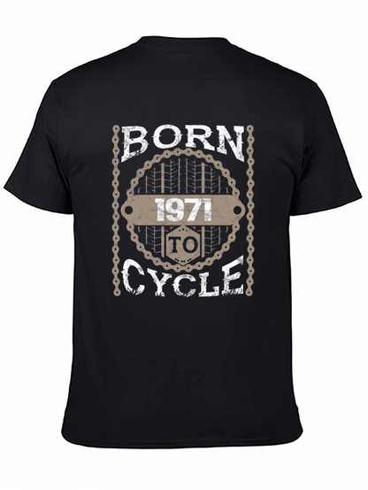Camiseta Negra Ciclismo Nacido en 1971