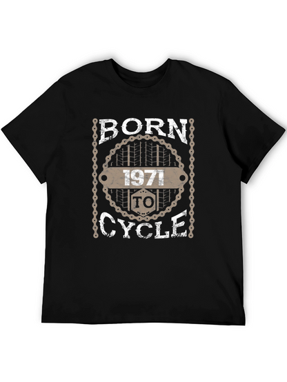 Camiseta Negra Ciclismo Nacido en 1971