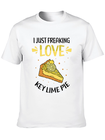 Camiseta Negra: Amo el Key Lime Pie