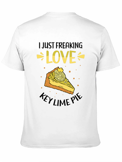 Camiseta Negra: Amo el Key Lime Pie