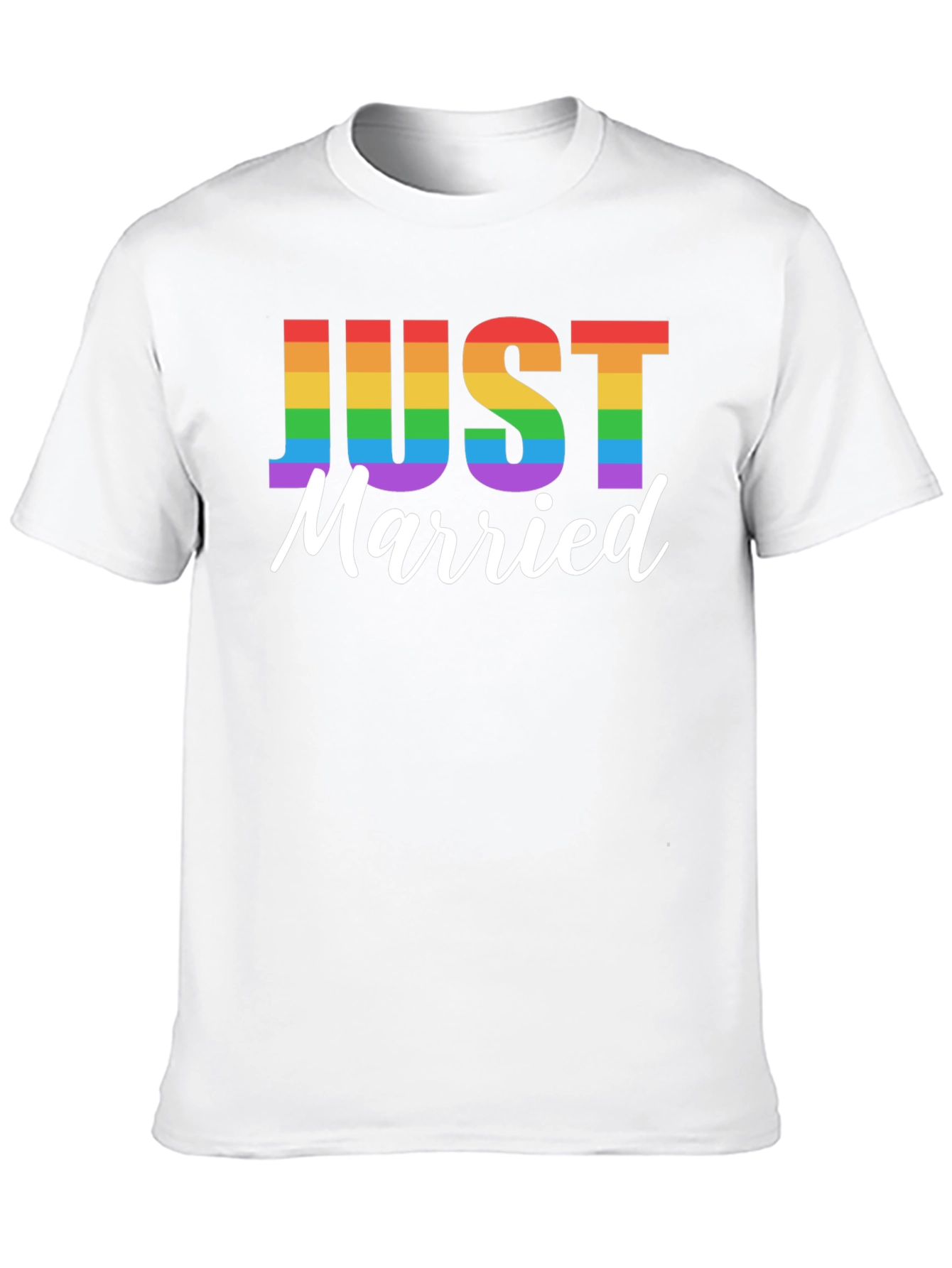 Camiseta Negra Recién Casados Orgullo LGBT