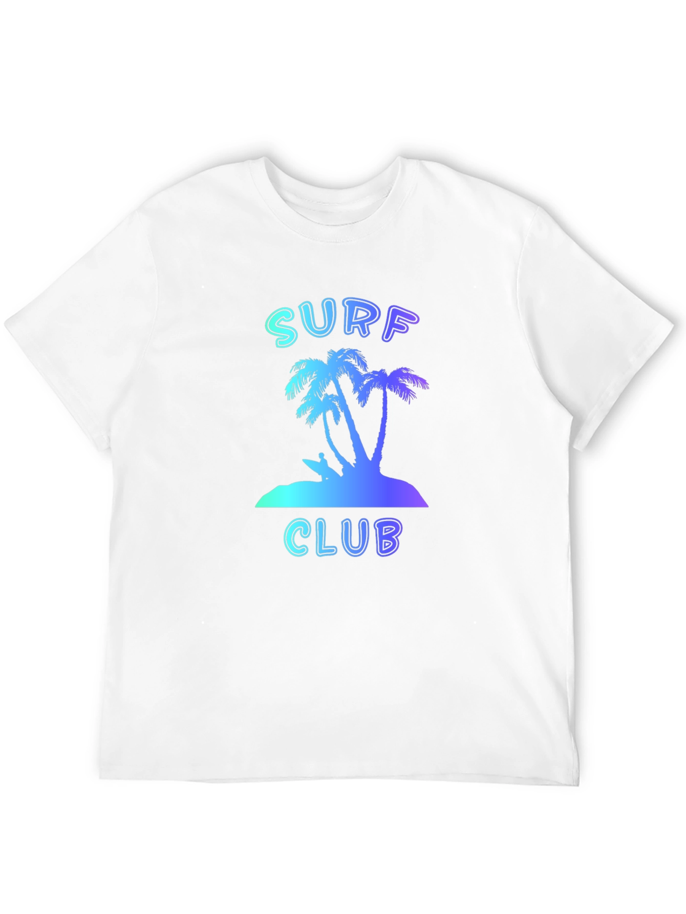 Camiseta Negra Surf Club Estilo Verano