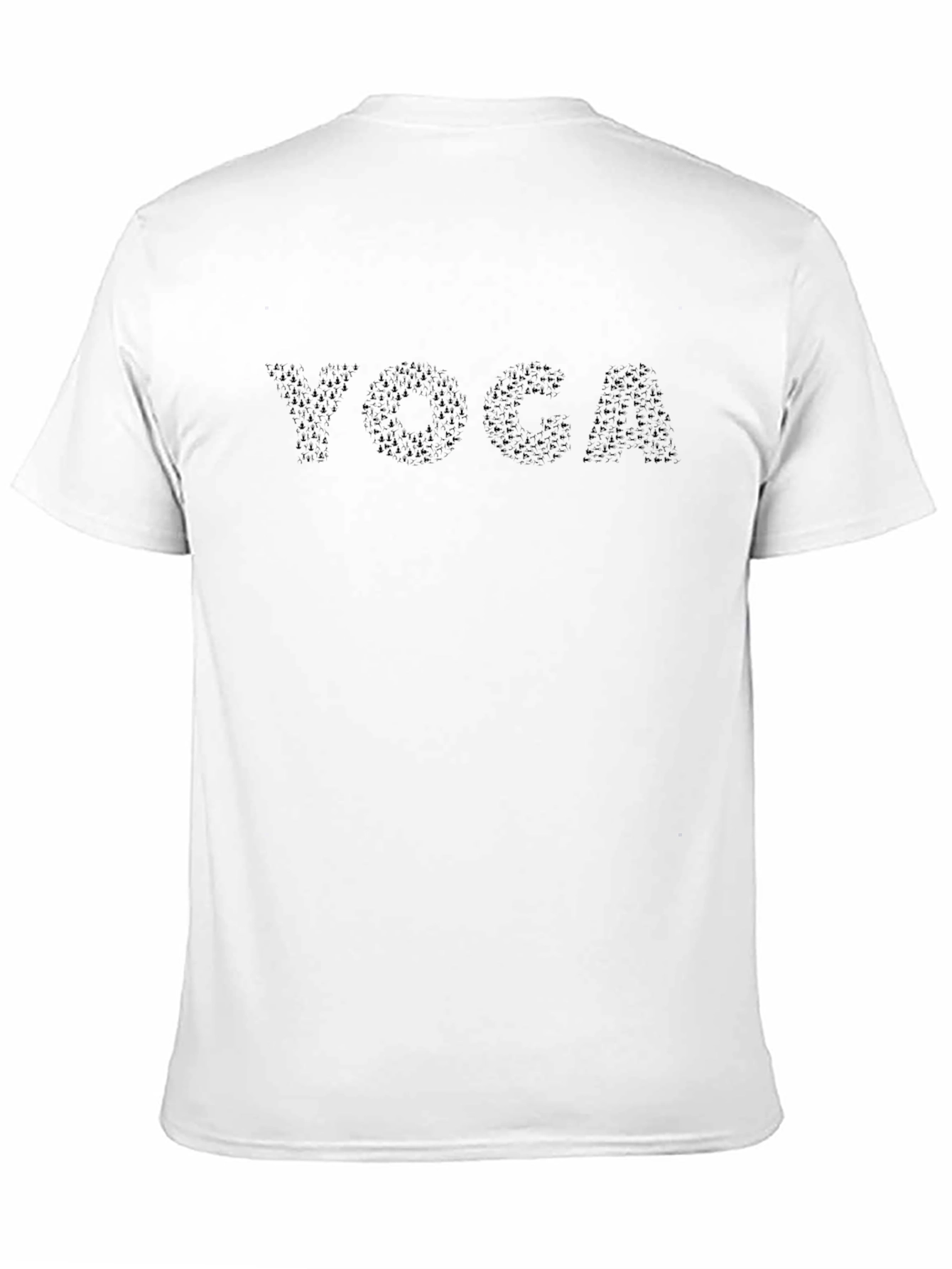 Camiseta Negra Yoga Hombre Diseño Original